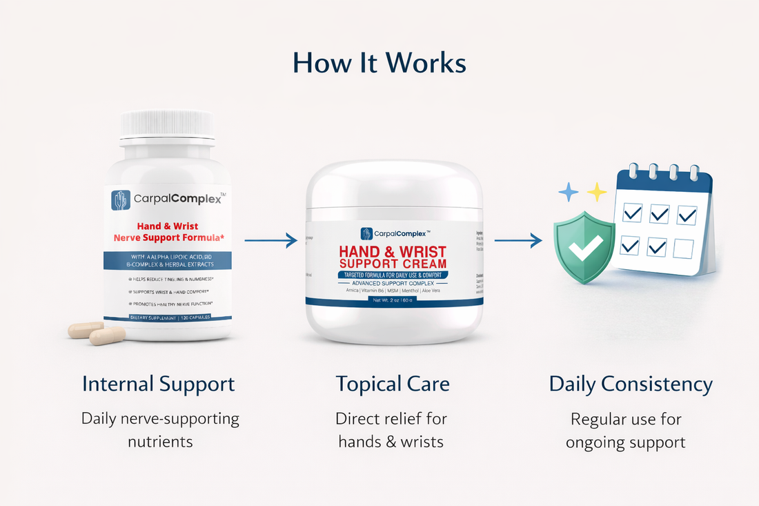 How CarpalComplex Works: A Daily Approach to Nerve Support